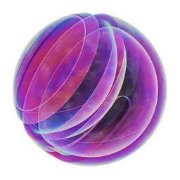 Dichroic Glass Pink