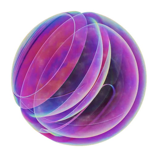 Dichroic Glass Pink