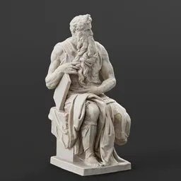 Moses having a book