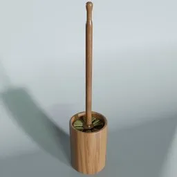 Wood Toilet Brush