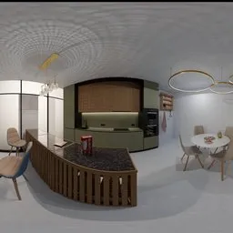 Modern Kitchen Dining Interior