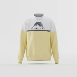 Mountain Horizon Crewneck Sweater