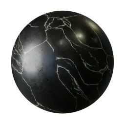 Raw Black Marble