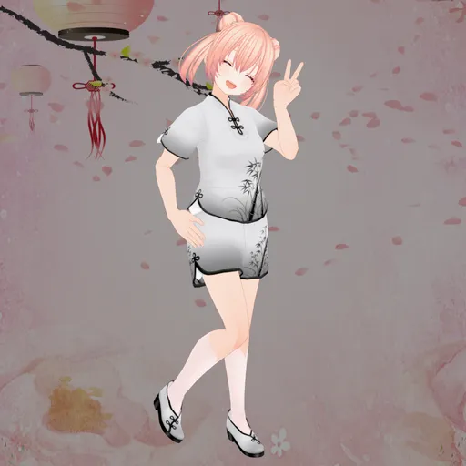Anime Cute Girl (Rigged/Animated)