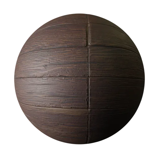 Old varnished wooden floor