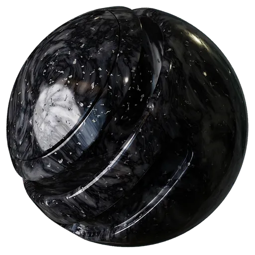 Marble Marked Black