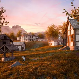 Golden Autumn in the Mountains
