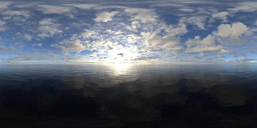 Sunset cloud yellow light