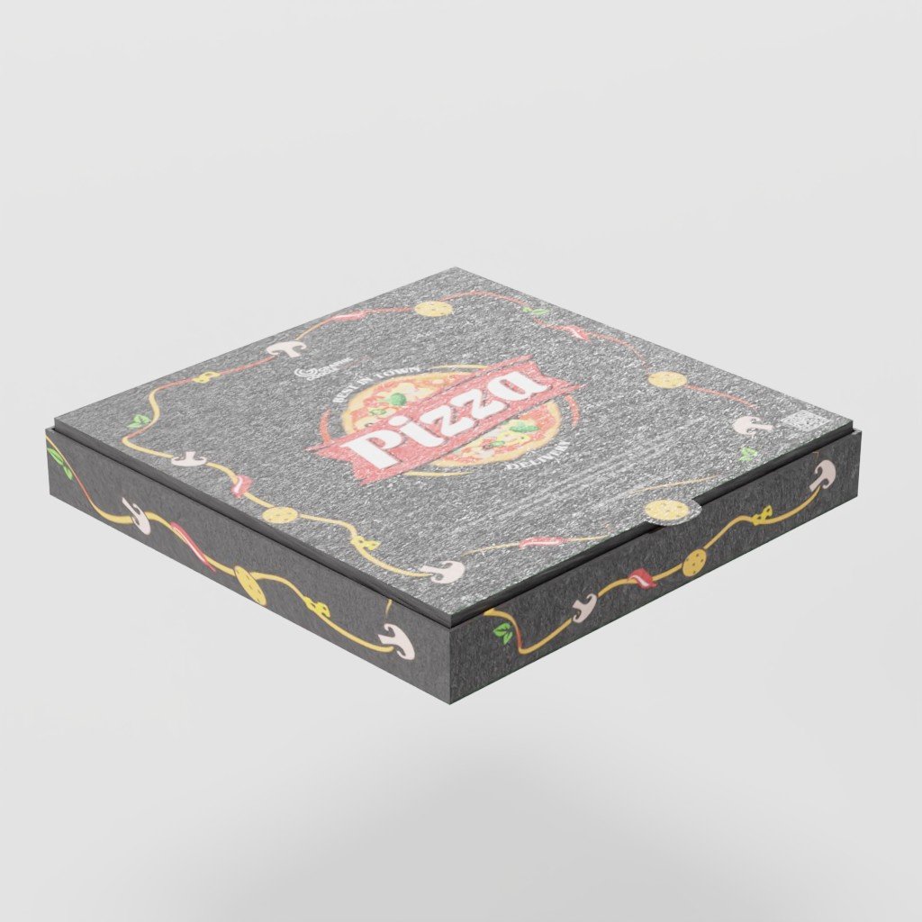 Blendkit | Download the FREE Pizza Box model