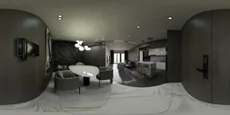 Stylish Marble & Wood Design