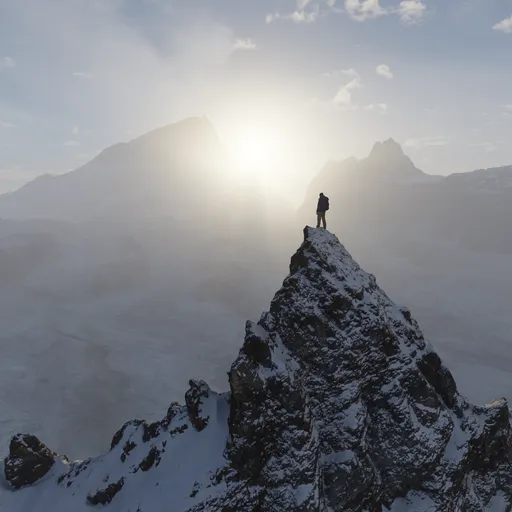 Glacier Mountain Peak