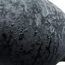 Animated Droplets Wet Surface