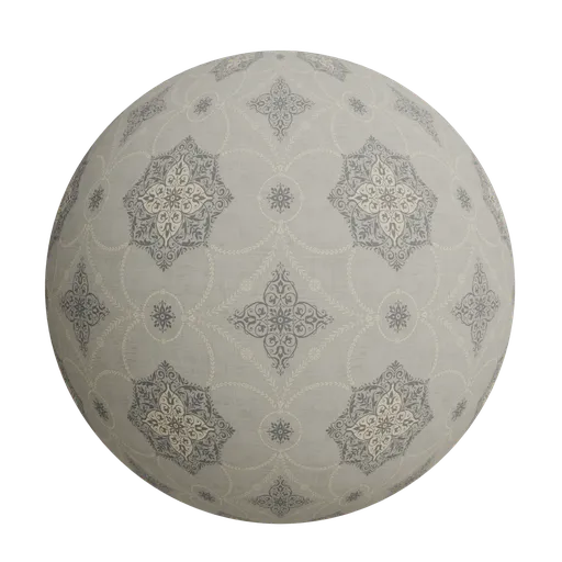 Lace medallion wallpaper
