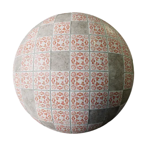 Damaged tiles