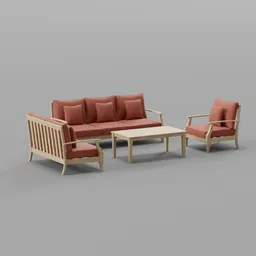 Sofa Seating Group with Cushions