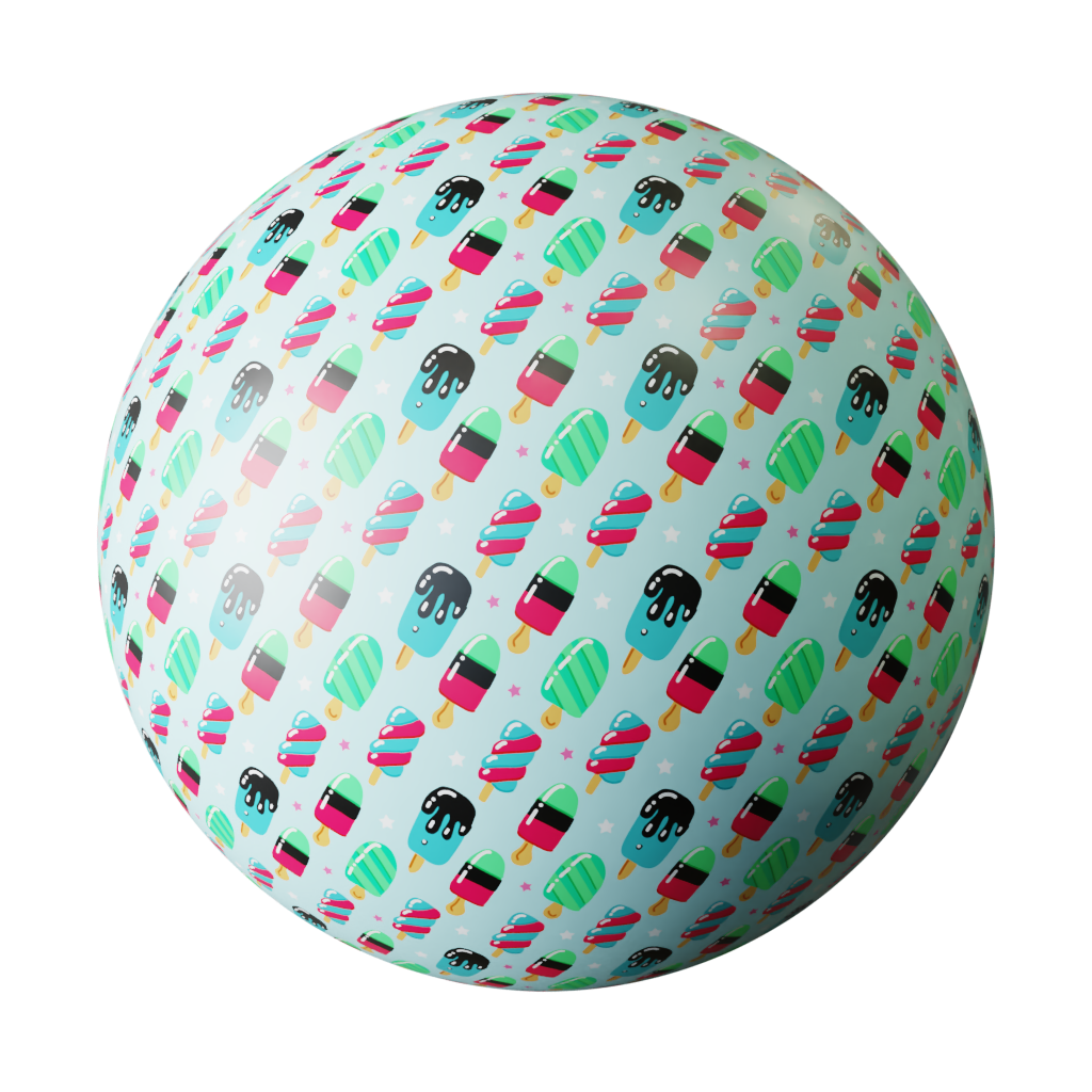 BlenderKit: Download the FREE Candy Wrapping Paper 06 material