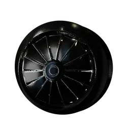 Black Metal Vent Fan