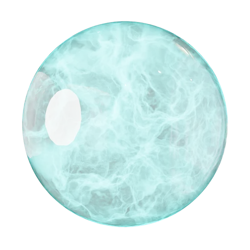 High-resolution PBR Plasma Glass material for 3D rendering in Blender, suitable for VFX and artistic design.