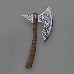 War Viking Runic Axe