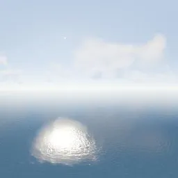Sunny Ocean Horizon Sky HDRI