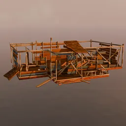 Broken house stylised