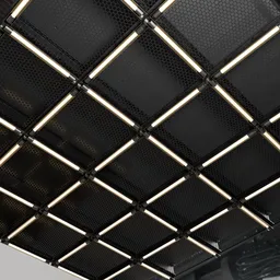 Modular square ceiling light