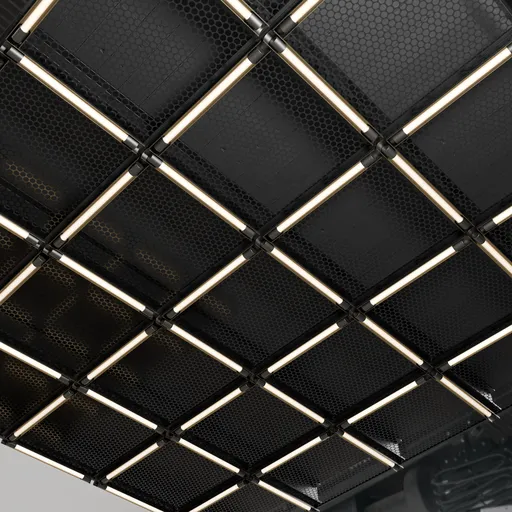 Modular square ceiling light