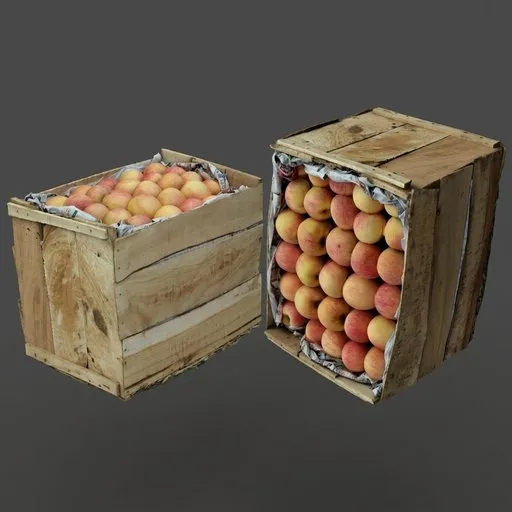 Wooden Apple Crate