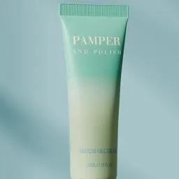 Minimal Cosmetic Tube Product Scene