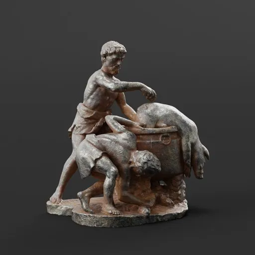 statue of Iron Roasting of the Boar
