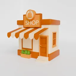Low Poly Shop
