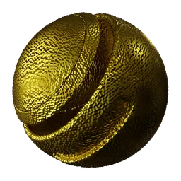 Metal gold pattern