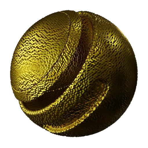 Metal gold pattern