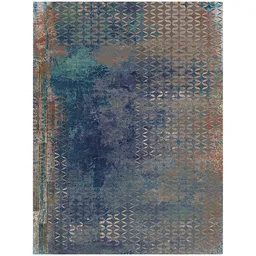 Deep Blue Patina Carpet