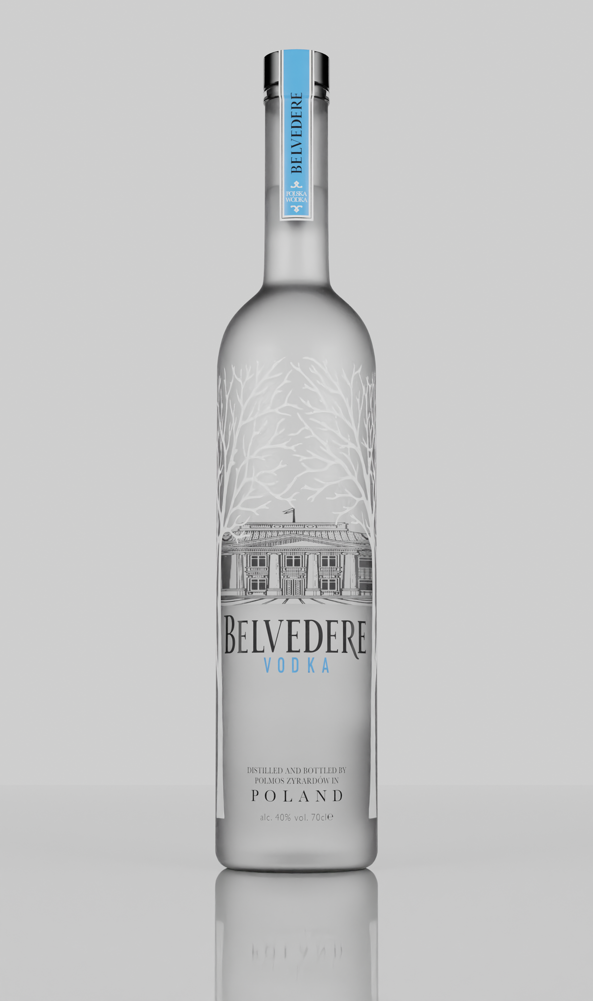 Belvedere Vodka Bottle, 3D Beverage models
