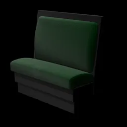 Retro Cafe Booth Sofa