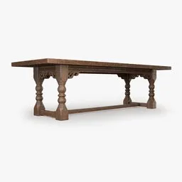 Old dining table