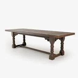 Old dining table