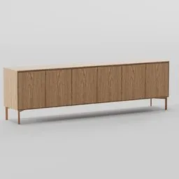 Wood sideboard