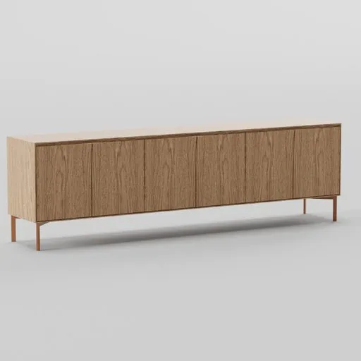 Wood sideboard
