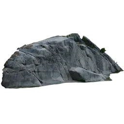 Large Rock Cliff Face Photoscan