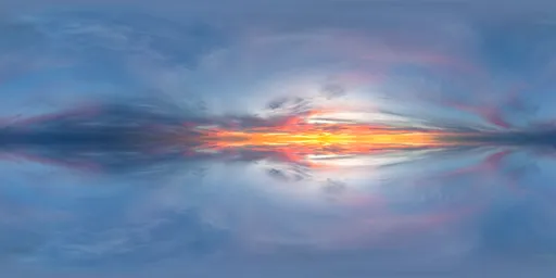 Infinite Real Sky - Cloudy Sunrise