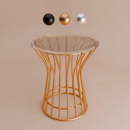 Platner Side Table