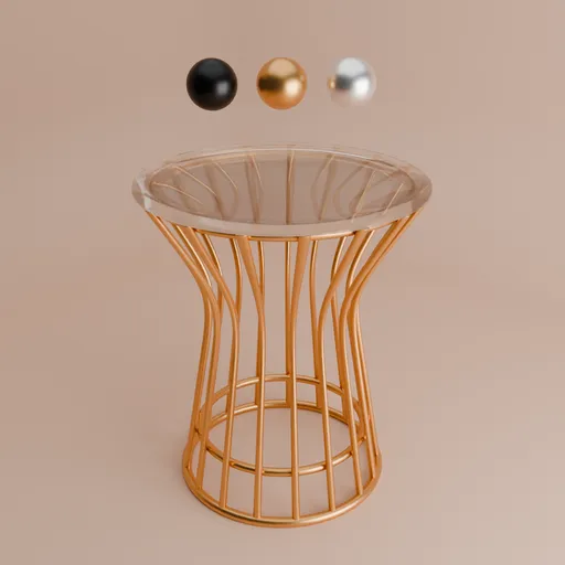 Platner Side Table
