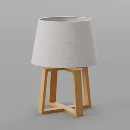 Cross Base Table Lamp