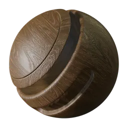 Highly detailed PBR Tree Barks Material for Blender 3D showcasing realistic wood textures suitable for various applications.