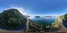 Mountain Coast Landscape Day