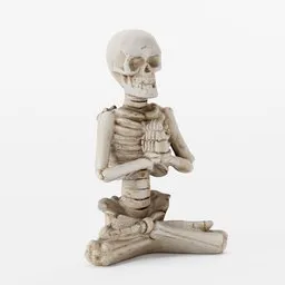 Yoga Skeleton Photoscan