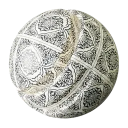 Arabian flowered marble floor