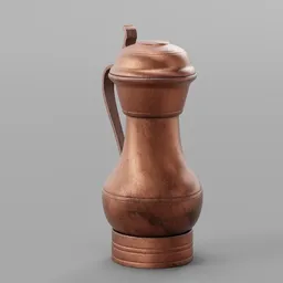 Copper flagon
